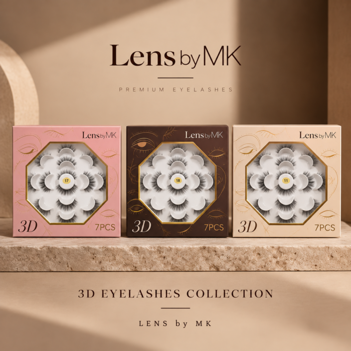 7pcs Eye Lashes – Pack of 3